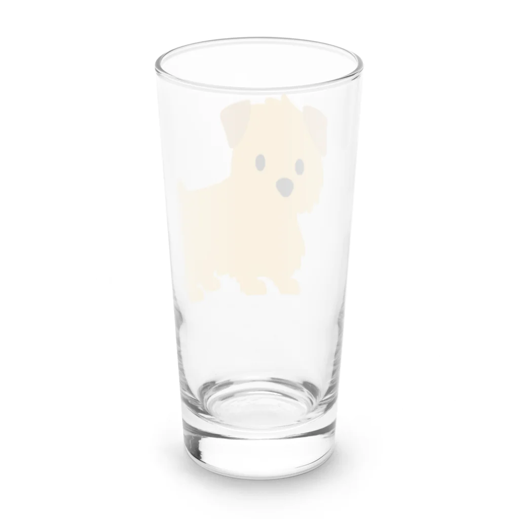 TOMOS-dogのnorfolkterrier（レッド） Long Sized Water Glass :back