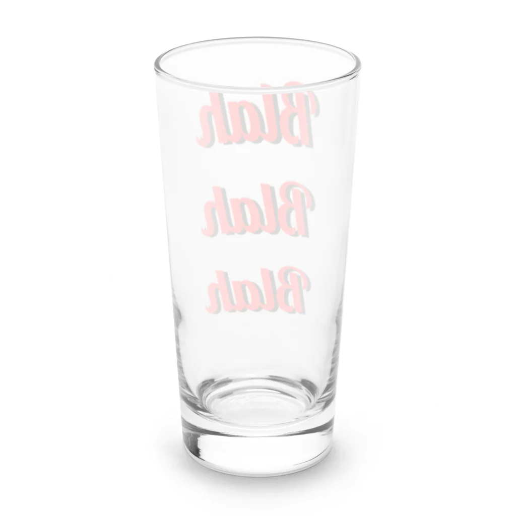 モリチエコのBlah Blah Blah Long Sized Water Glass :back