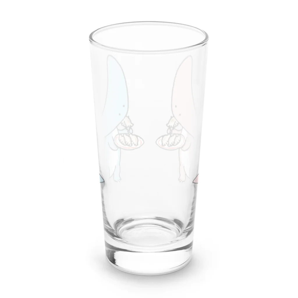 segasworksの餃子もぐもぐディプロカウルス Long Sized Water Glass :back