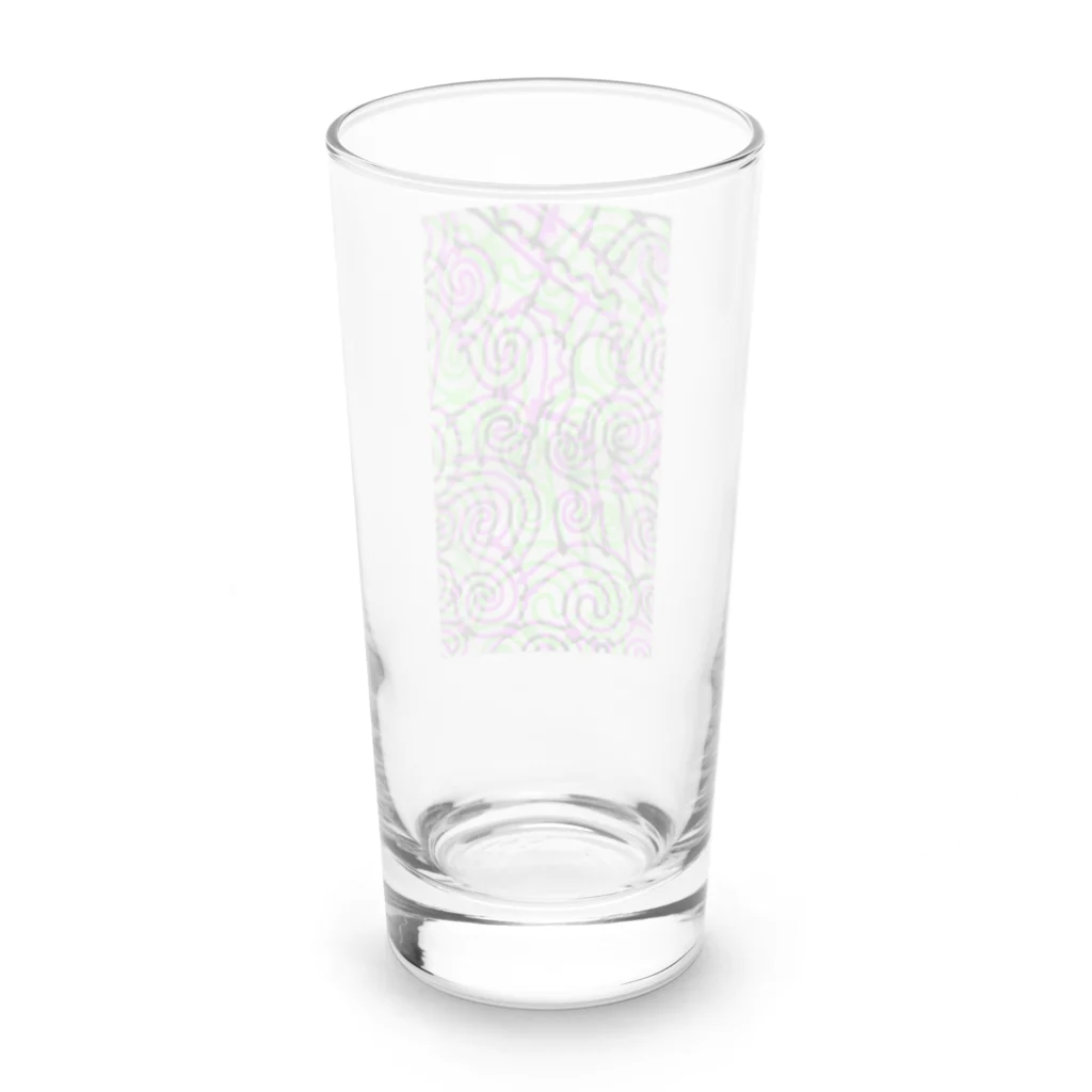 ねこ様屋のワイヤーアート・サイケ Long Sized Water Glass :back