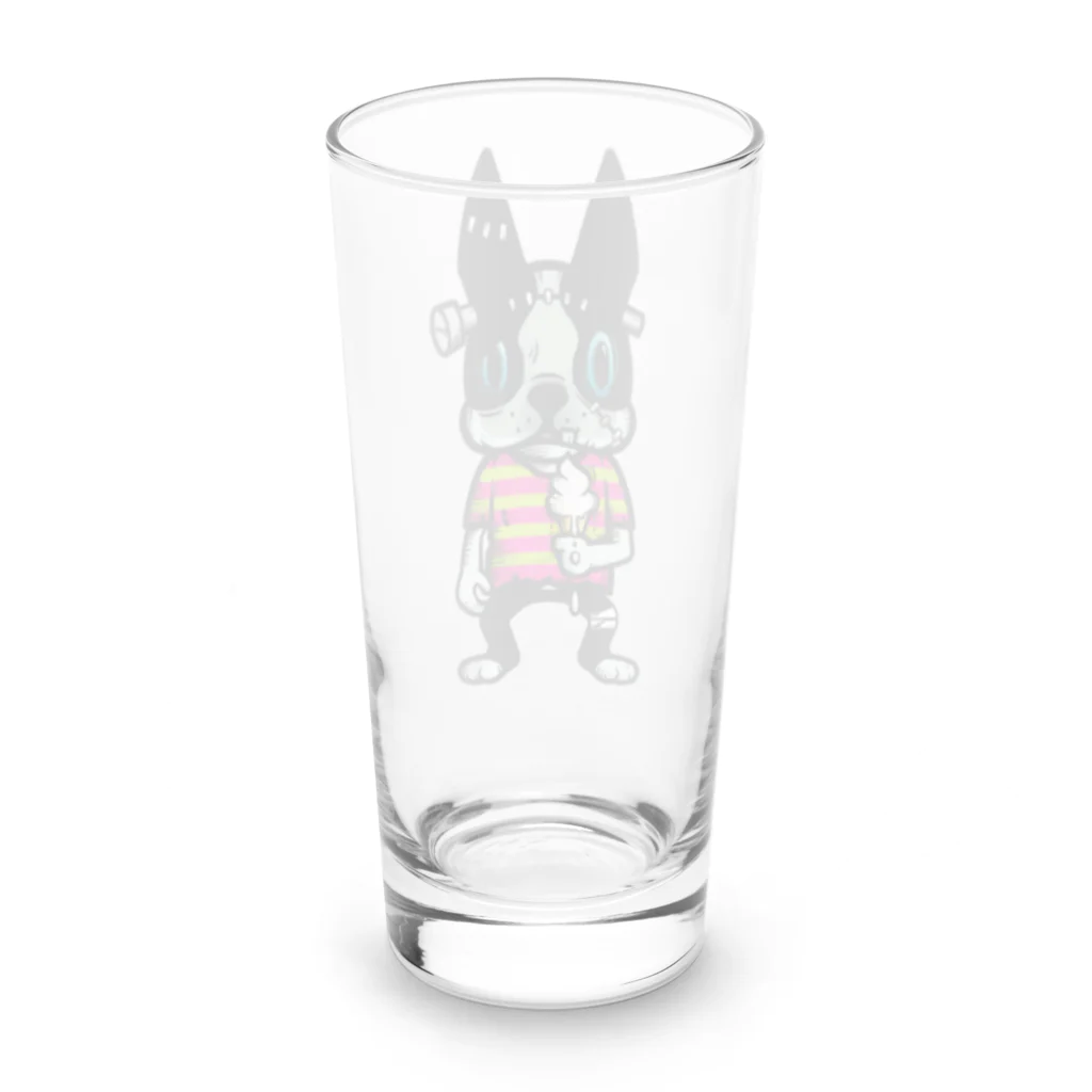 ぼすとんずのボストンテリア　ホラーシリーズ（フランケン） Long Sized Water Glass :back