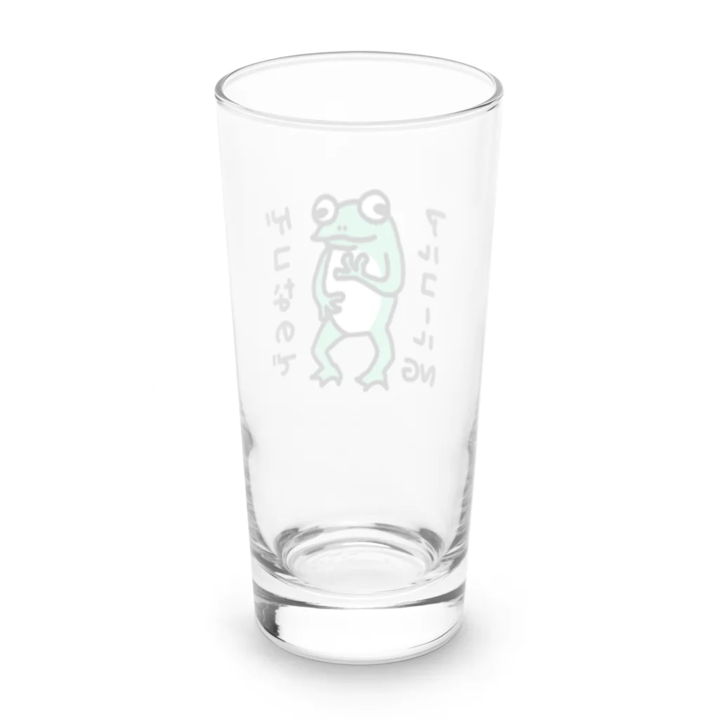 電気鰻雑貨のゲコのカエル Long Sized Water Glass :back