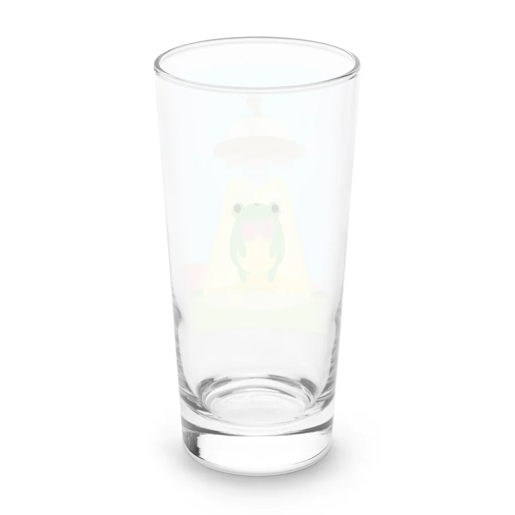 カエルたんのお店の【お一人様版】カエルたんがミューティレーション Long Sized Water Glass :back