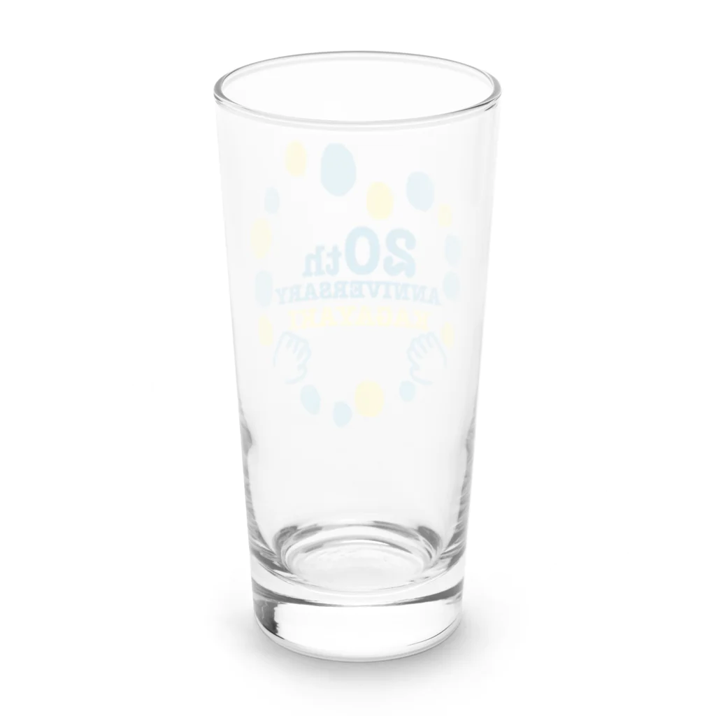 かがやき株式会社のかがやき20周年記念グッズ Long Sized Water Glass :back