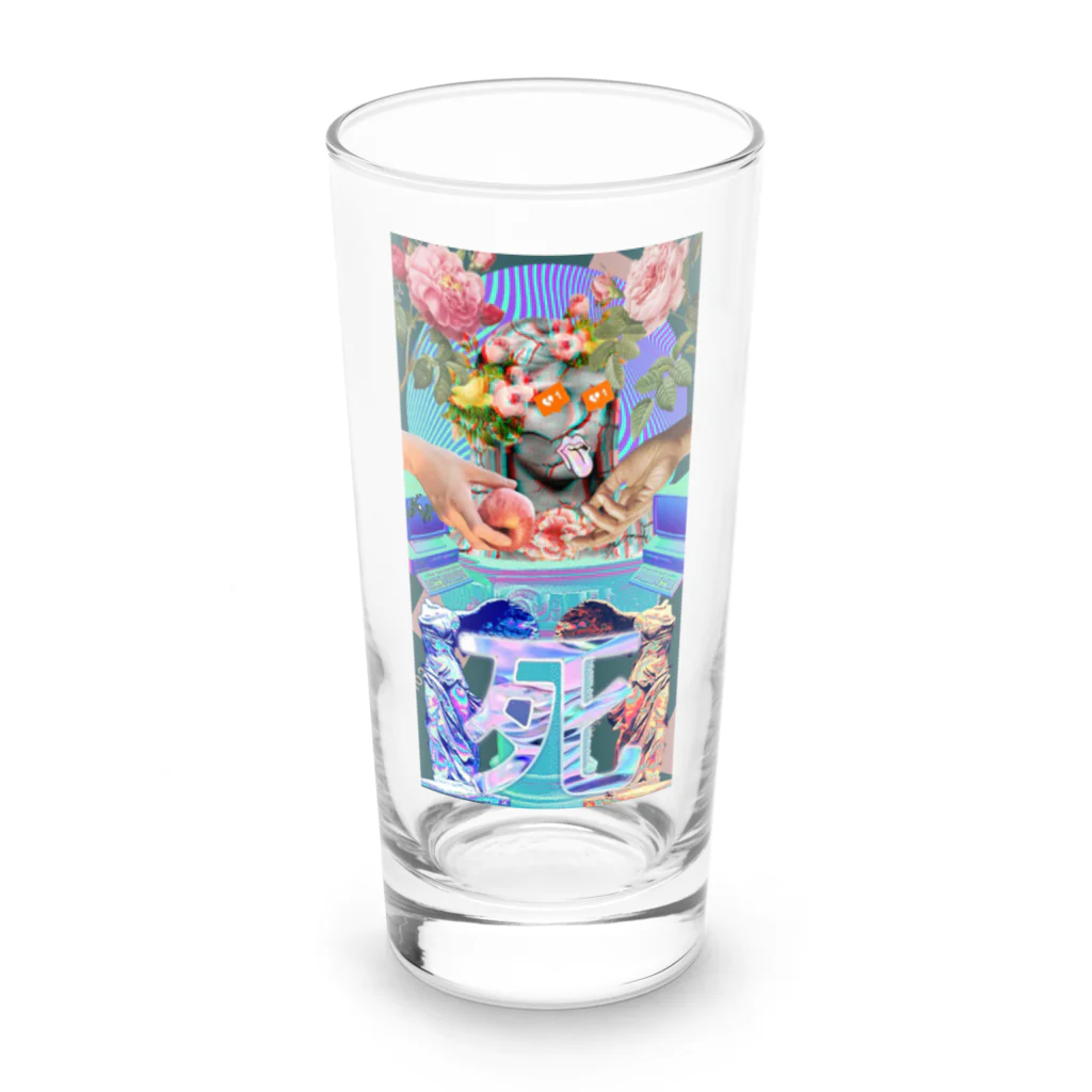 幸福精肉店の相対的な死 Long Sized Water Glass :front