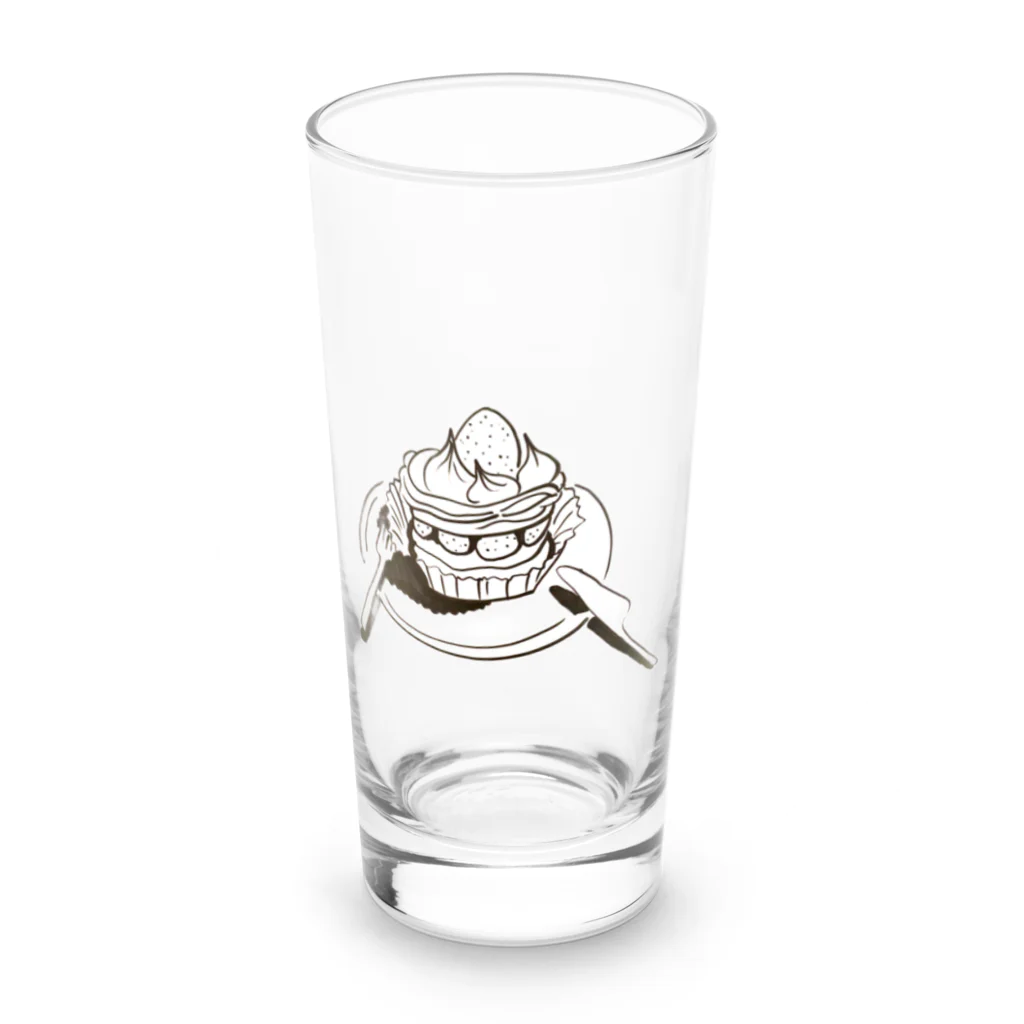 のんびりちゃんSHOPのケーキはとくべつ2 Long Sized Water Glass :front