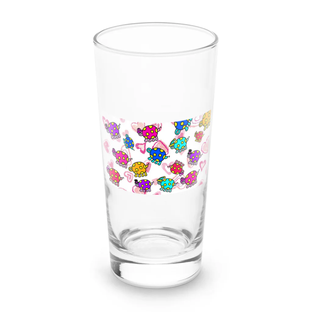 🐢かめきち🐬の6月限定かめぱら!! Long Sized Water Glass :front