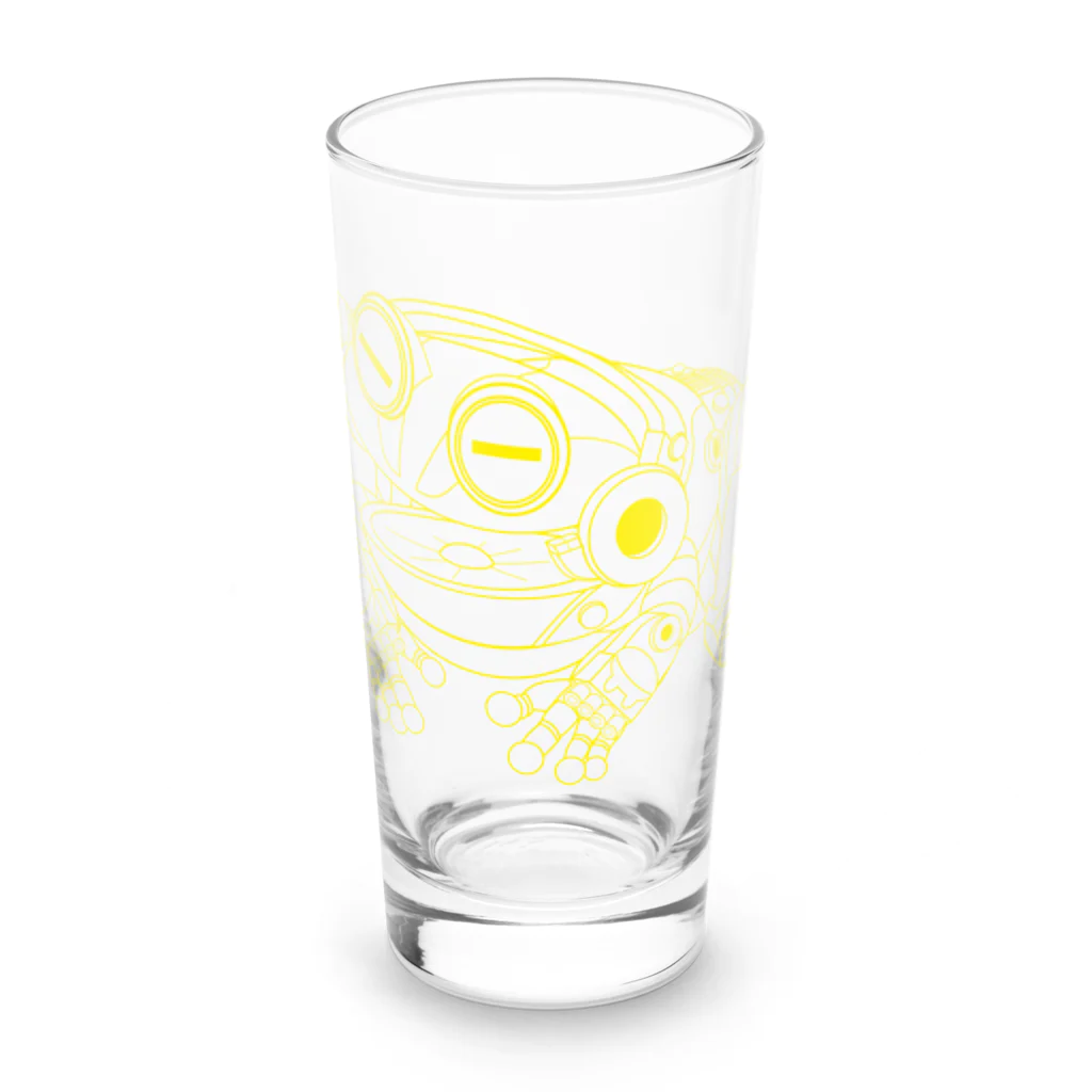 ギャネック屋のギャラクシーカエルロボエルビッケ Long Sized Water Glass :front