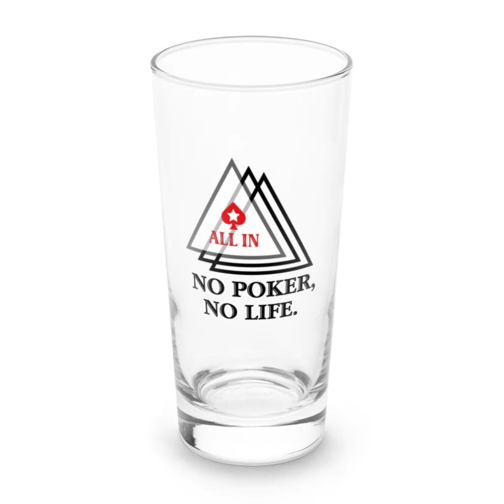 竹黎アートショップのポーカー好きのためのグッズ４ Long Sized Water Glass :front