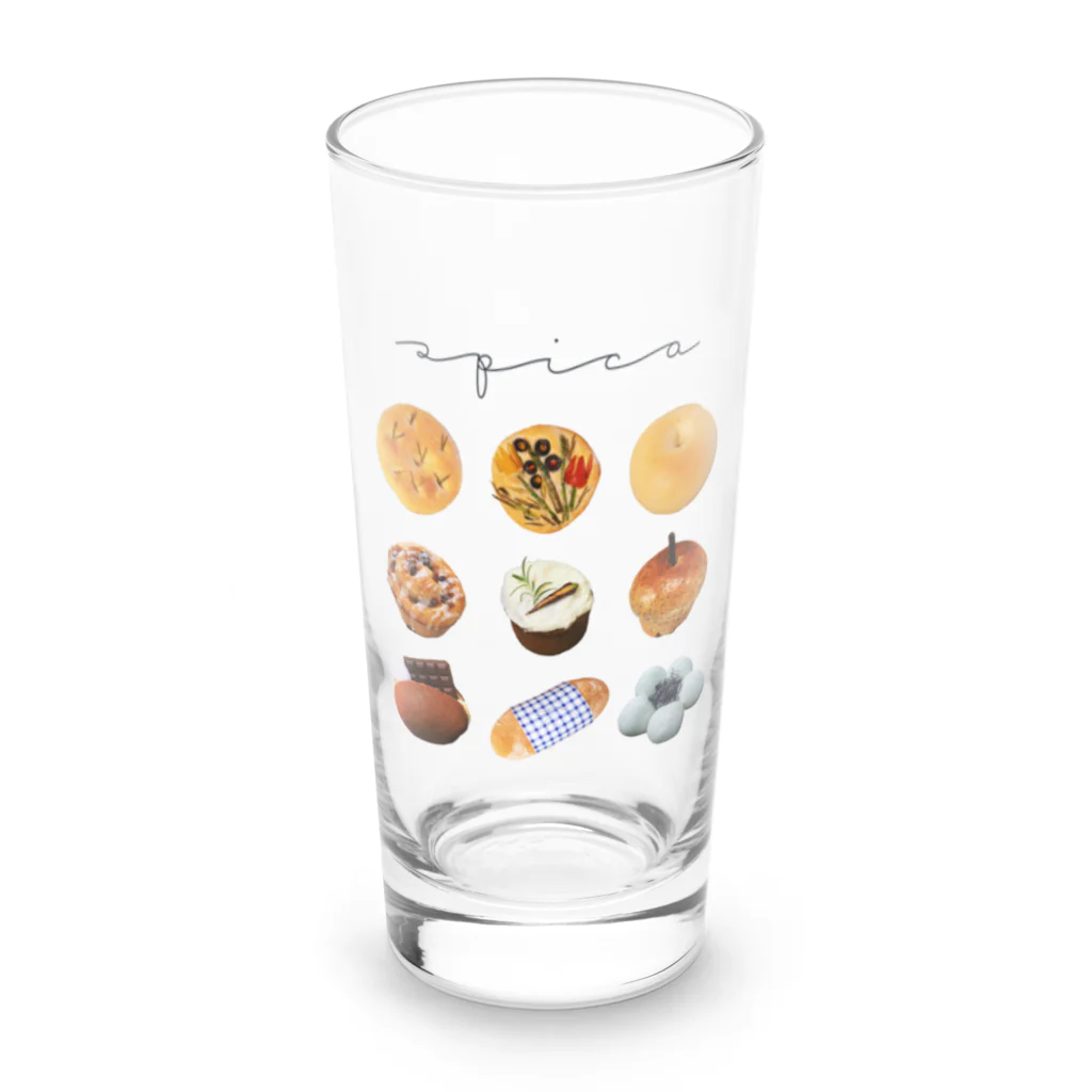 spicaのスピカベーカリー Long Sized Water Glass :front