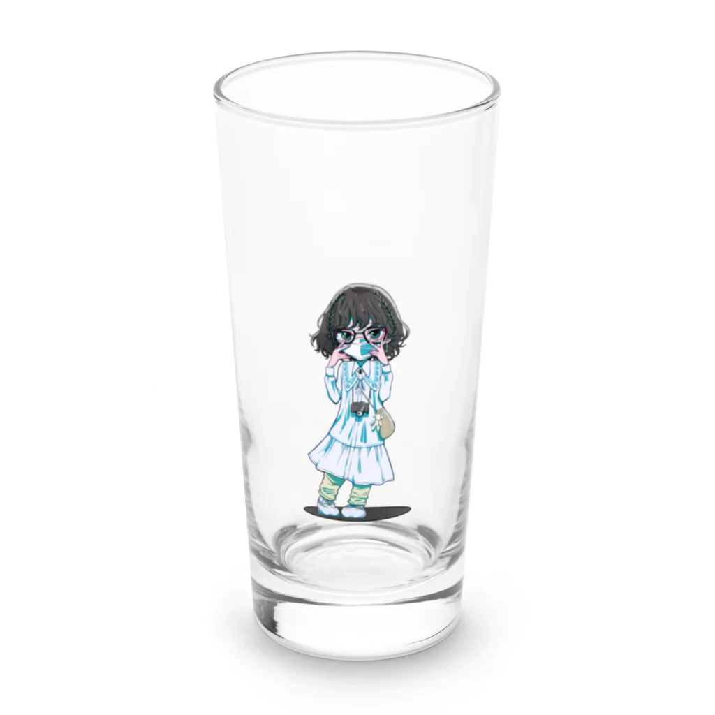 あゝ、荒野の天使ちゃん Long Sized Water Glass :front