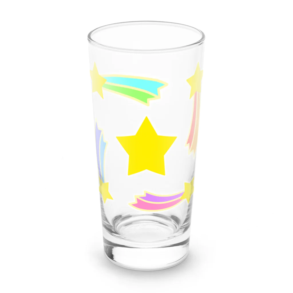 武者小路夕桐の流れ星 Long Sized Water Glass :front