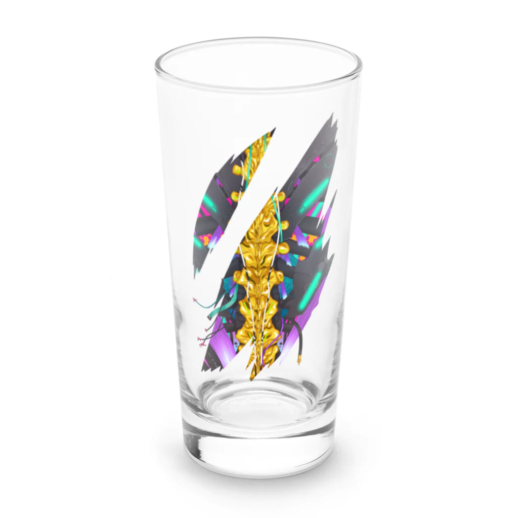 カンダ商店のサイバーパンク背骨 Long Sized Water Glass :front