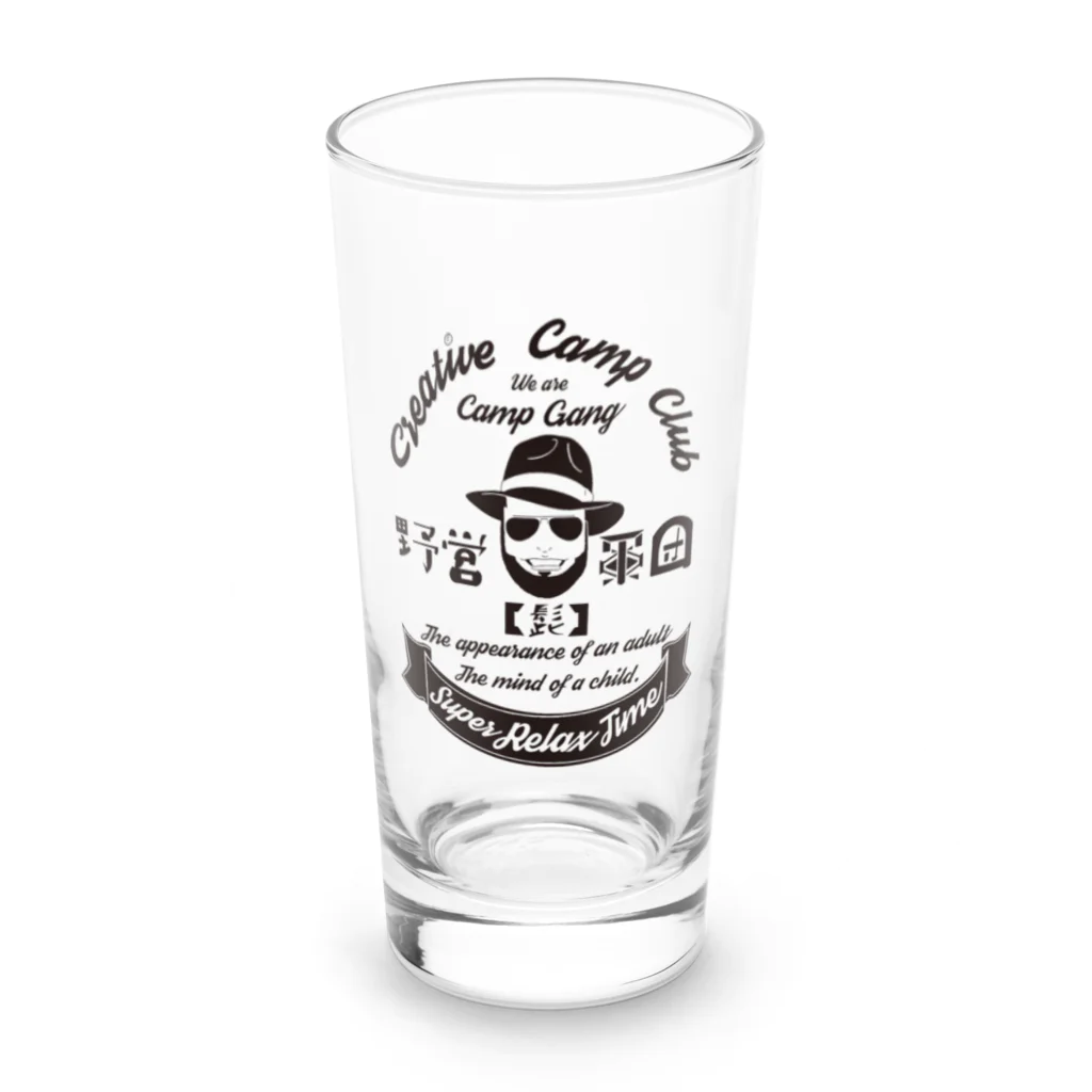 campgang.jp 公式 ONLINE SHOPのCamp Gang 黒髭 Long Sized Water Glass :front