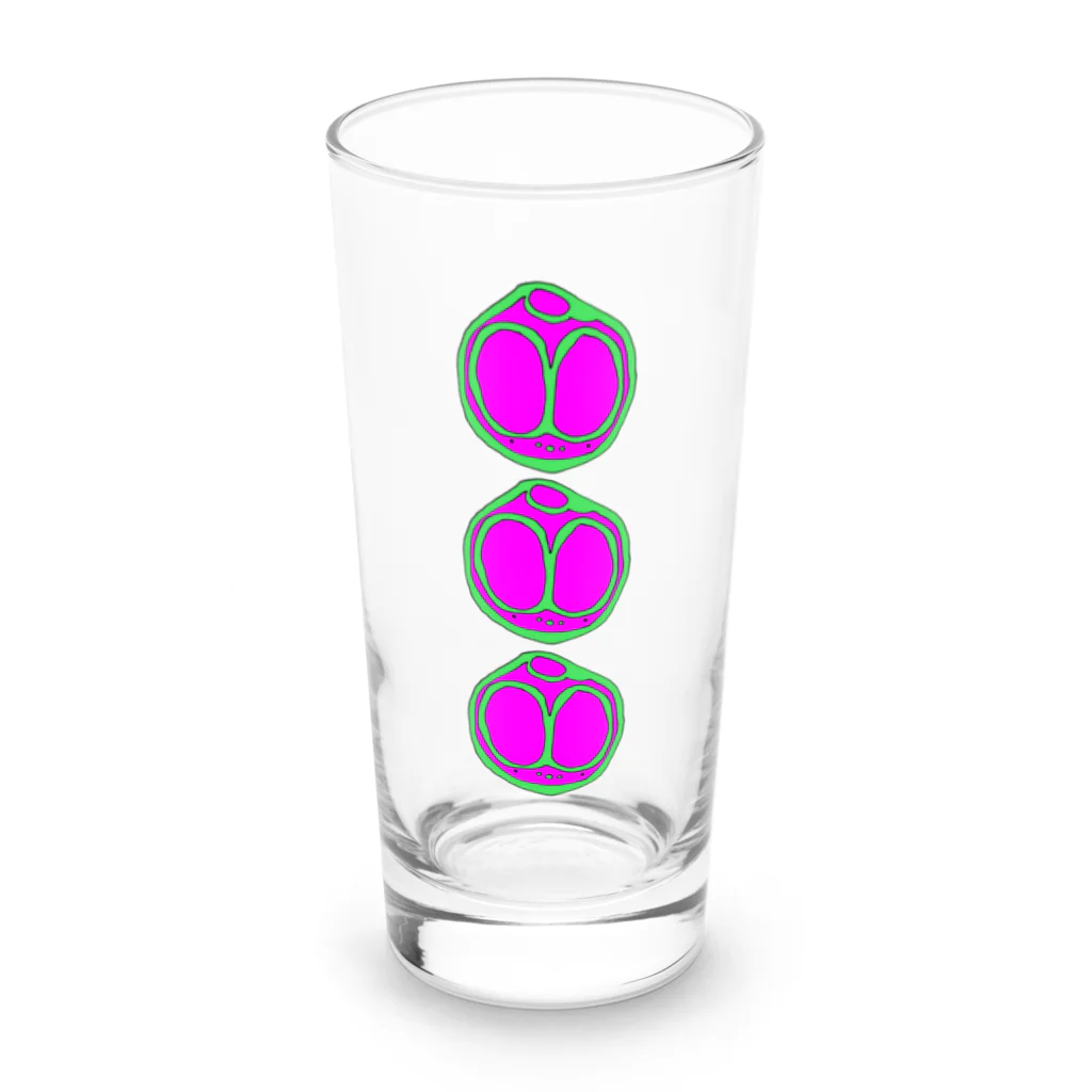 後藤の輪切りBOYS③ Long Sized Water Glass :front