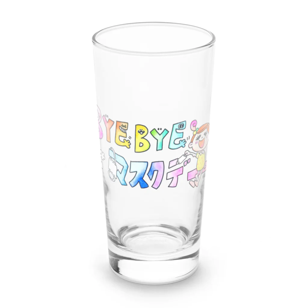 ubuge - うぶげ -の(color)バイバイマスクデーグッズ Long Sized Water Glass :front