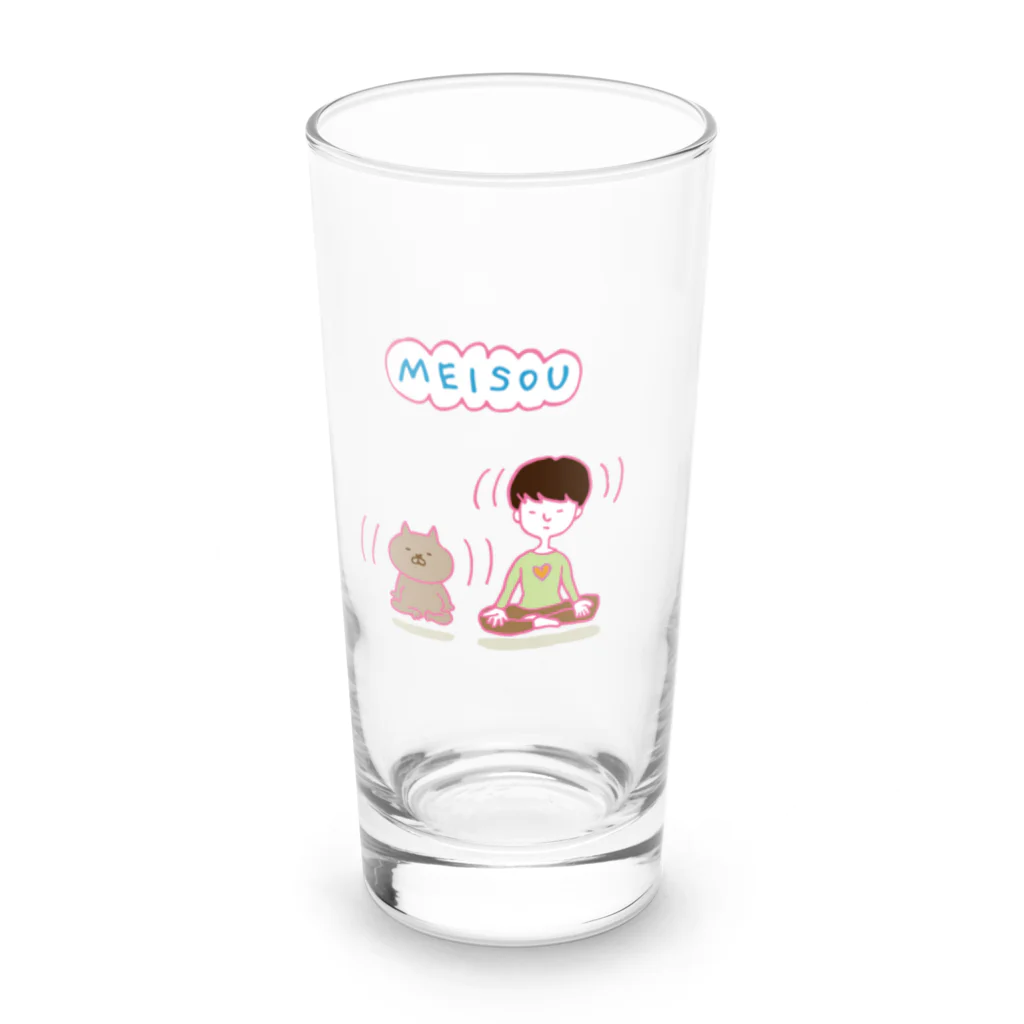 エリアシ刈り上げタイショップのMEISOU Long Sized Water Glass :front