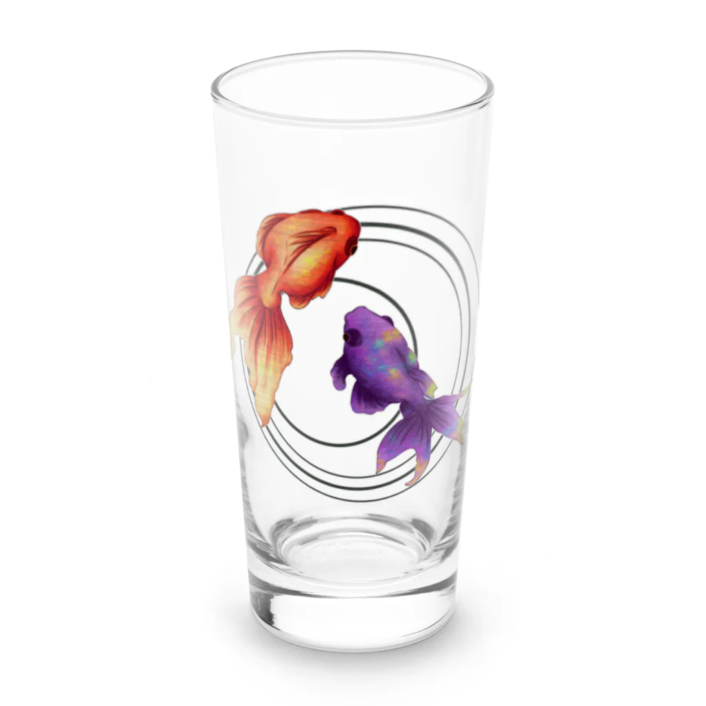 ari designの金魚づくし一ものがたり（水面バージョン） Long Sized Water Glass :front