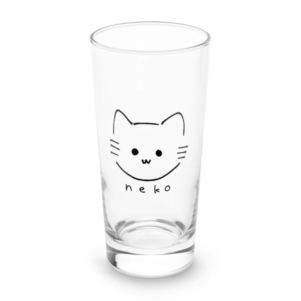 ふじのねこ Long Sized Water Glass :front