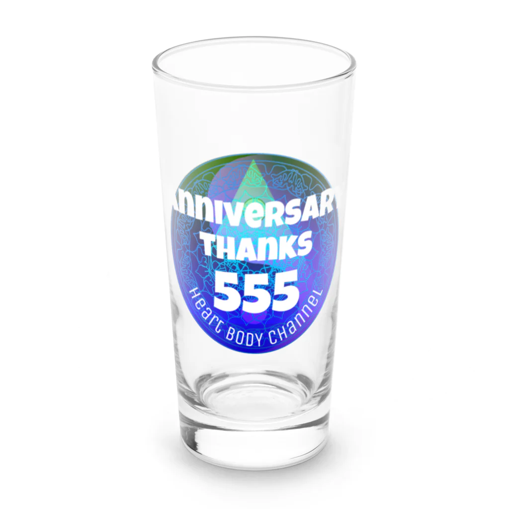 💖宇宙整体♪🌈♪こころからだチャンネル♪💖のHeart  BODY channel anniversary VOL.555回限定モデル Long Sized Water Glass :front