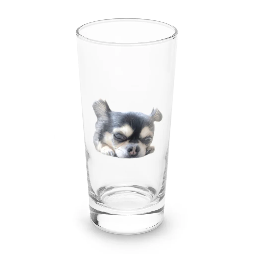 【ホラー専門店】ジルショップの可愛いチワワ＊犬＊わんこ＊動物 Long Sized Water Glass :front