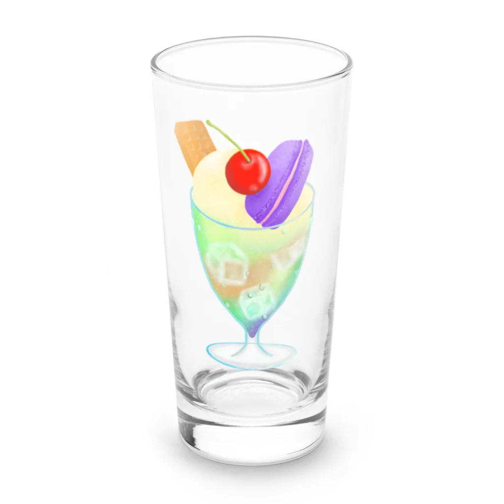 Lily bird（リリーバード）の懐かし新し⁉️クリームソーダ Long Sized Water Glass :front