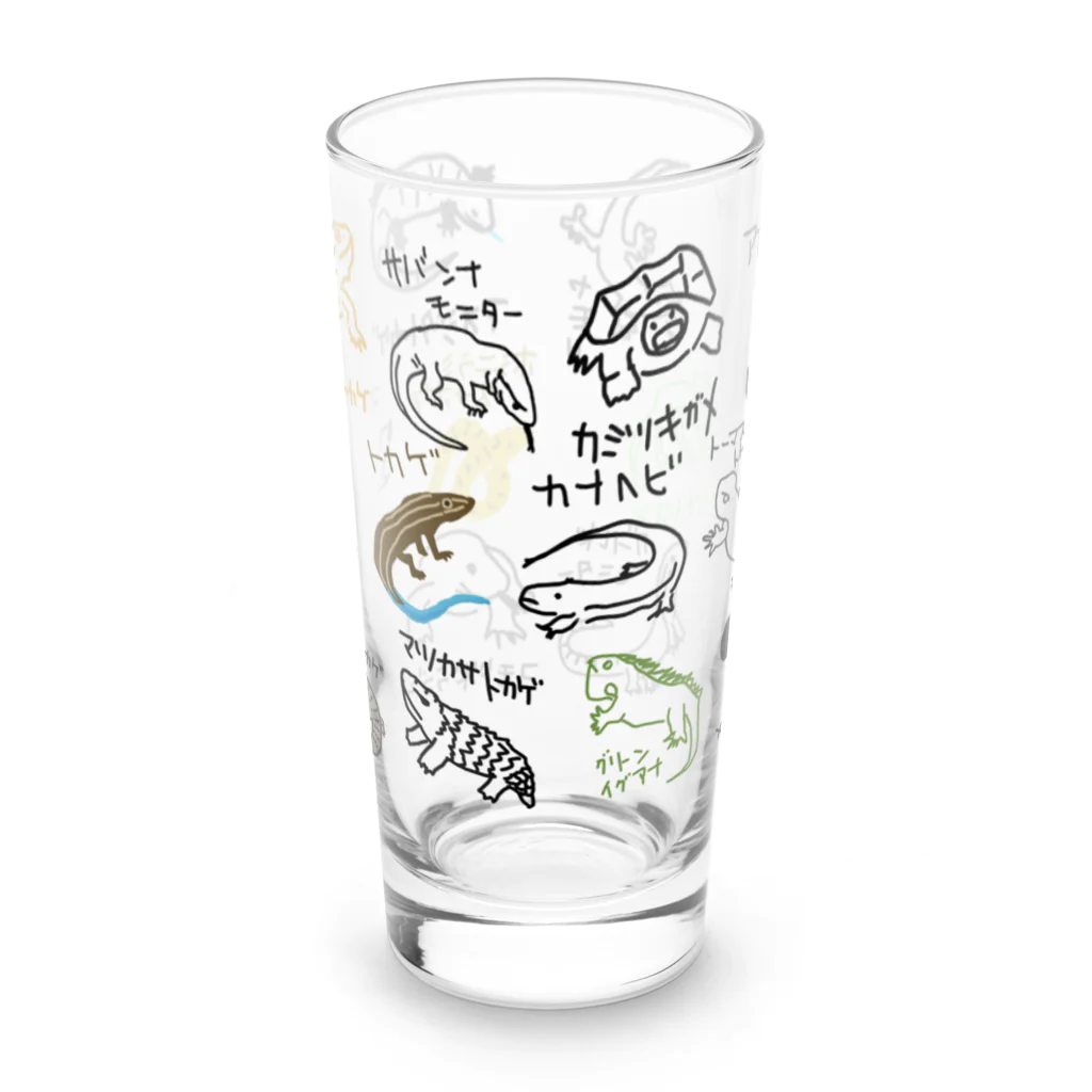 いきものや　のの（別館）のみんな爬虫類 Long Sized Water Glass :front