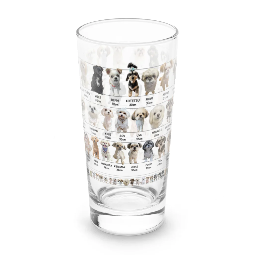 かえるのミックス犬身体測定 Long Sized Water Glass :front