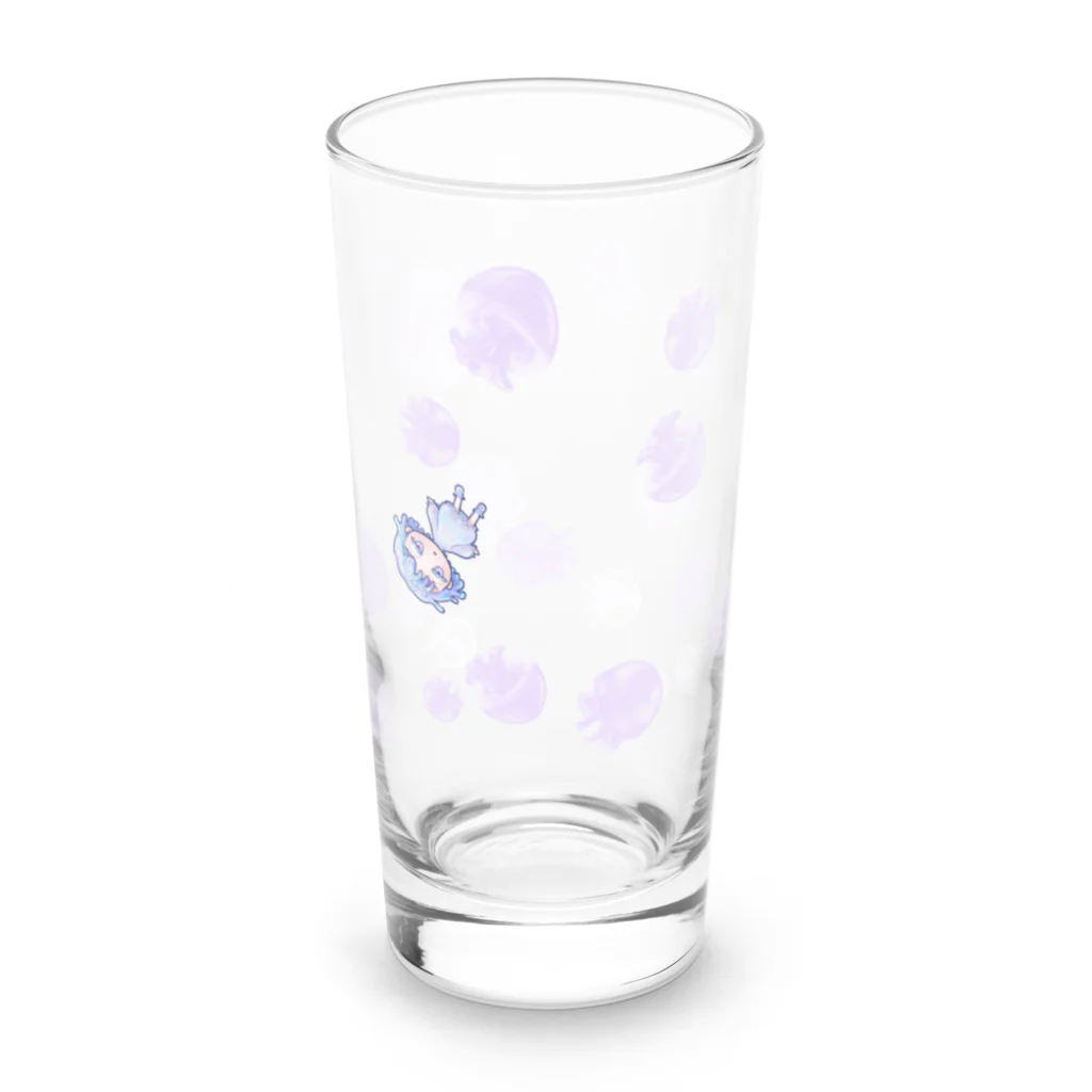 Now Floating...の涼しげ？気持ちわるい？くらげの浮かぶロンググラス Long Sized Water Glass :front