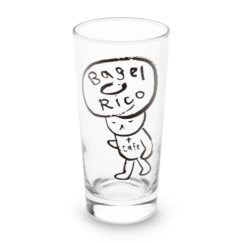 Bagel Rico（ベーグルリコ）のベーグルヘッドちゃん Long Sized Water Glass :front