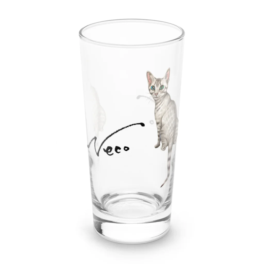 idumi-artの双子NECO Long Sized Water Glass :front