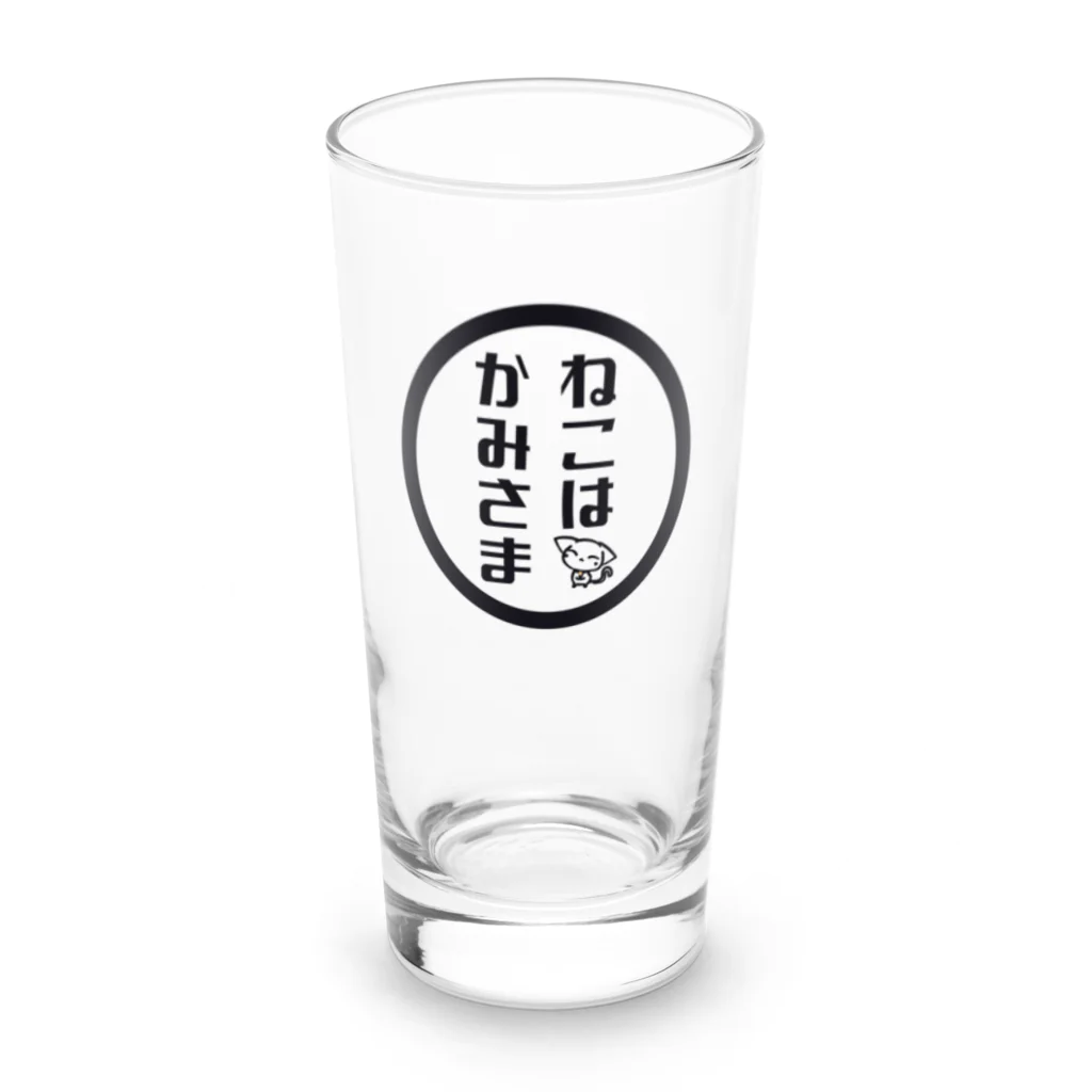 さくらいろのうさぎのねこはかみさま Long Sized Water Glass :front