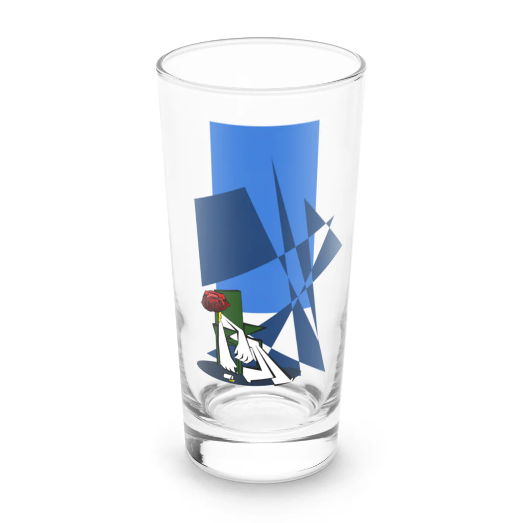 花瓶の疑問の過剰摂取 Long Sized Water Glass :front