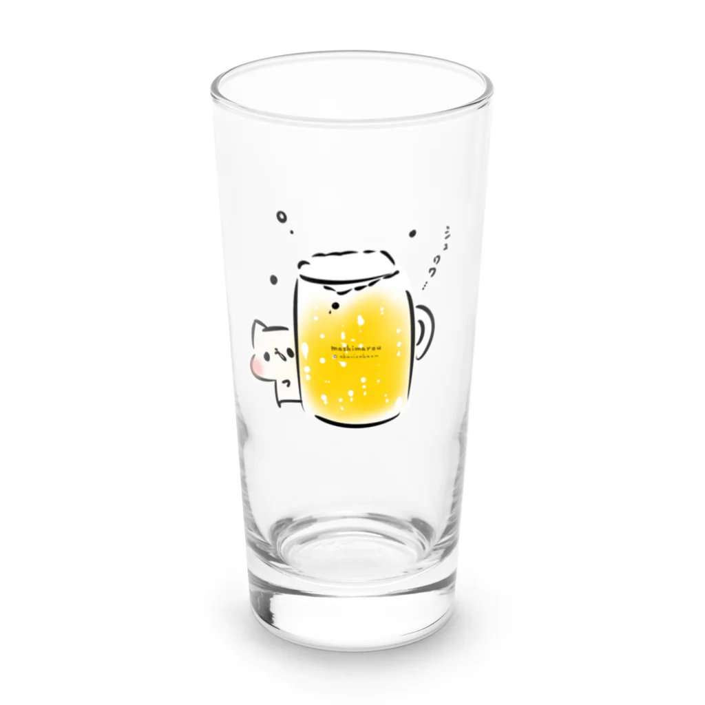 灯さかすのビールましまろう Long Sized Water Glass :front