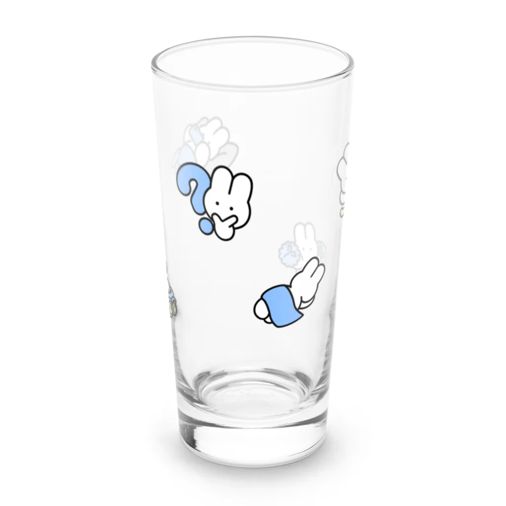 nsnのBLUE Long Sized Water Glass :front