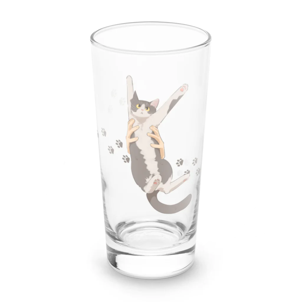 だいこくの猫絵生活ショップのだいふくさんグラス Long Sized Water Glass :front