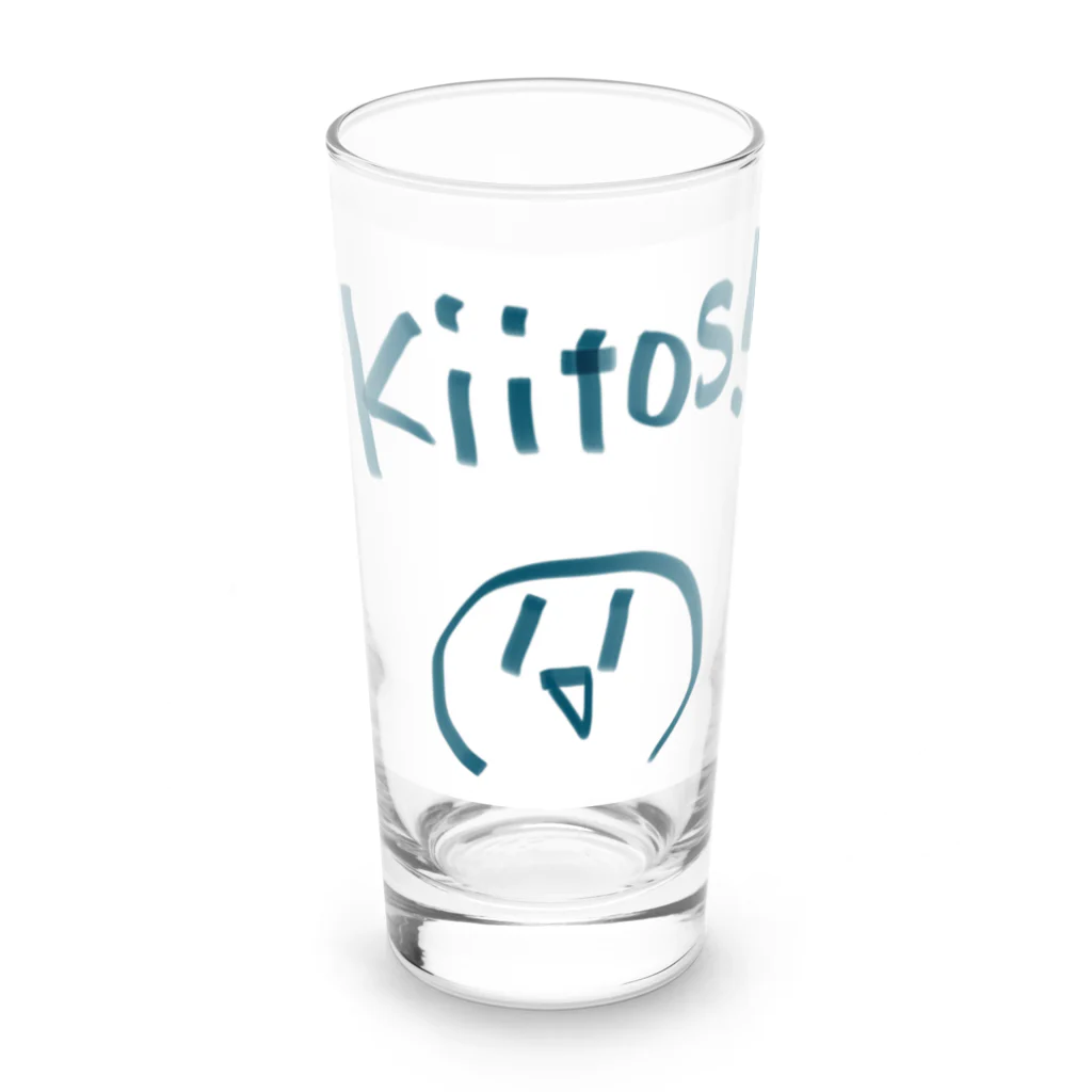 kiitos!のkiitos smile Long Sized Water Glass :front