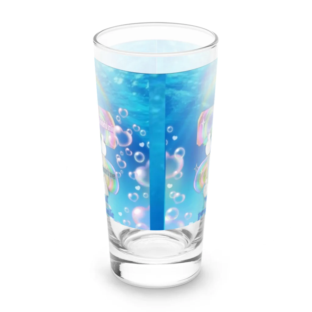 みっぴーの🎀新商品🌈Wonderful Smile & Powerシリーズ🌈 Long Sized Water Glass :front