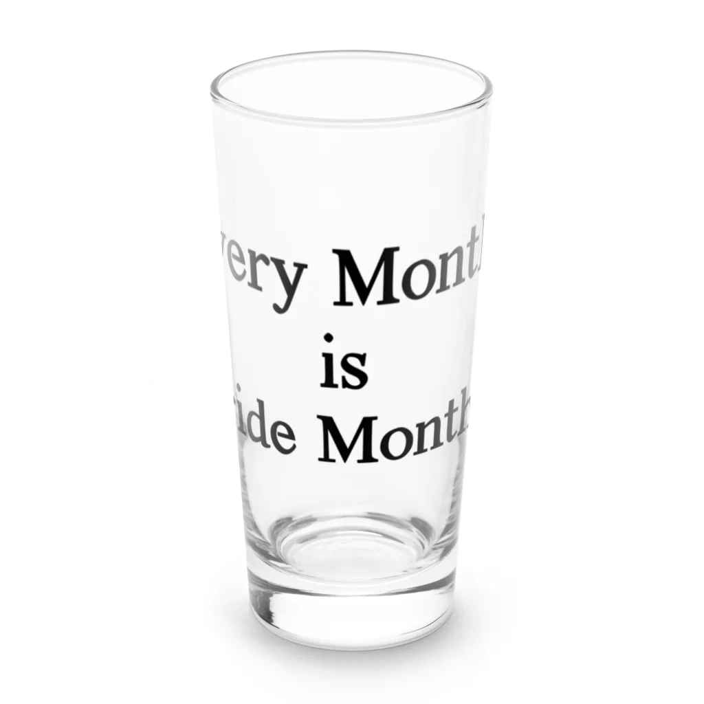 無真獣73号のEvery Month is Pride Month! Long Sized Water Glass :front