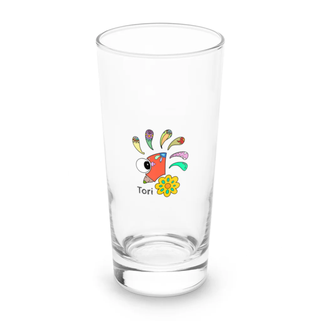 ぼくはシリーズのぼくはTORI Long Sized Water Glass :front