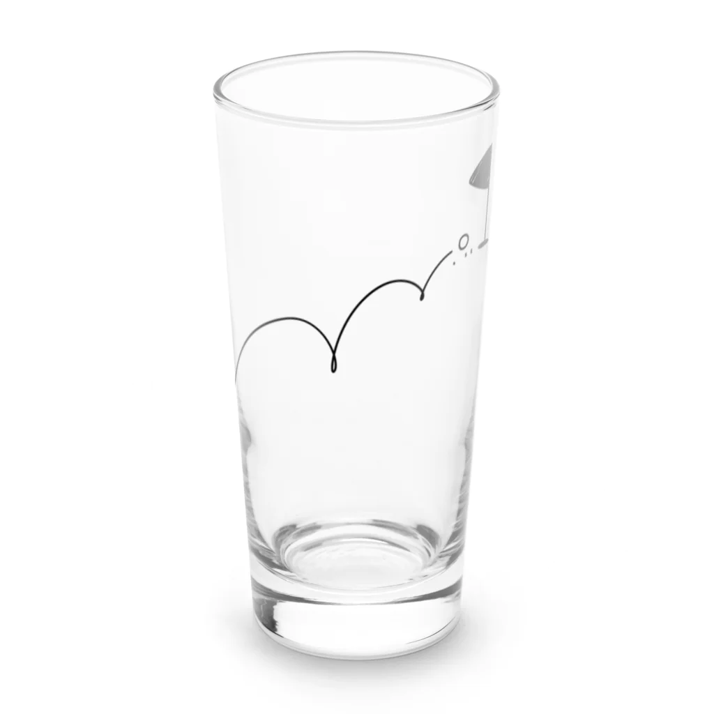 イラスト MONYAAT のホールインワン　ゴルフTシャツ Long Sized Water Glass :front