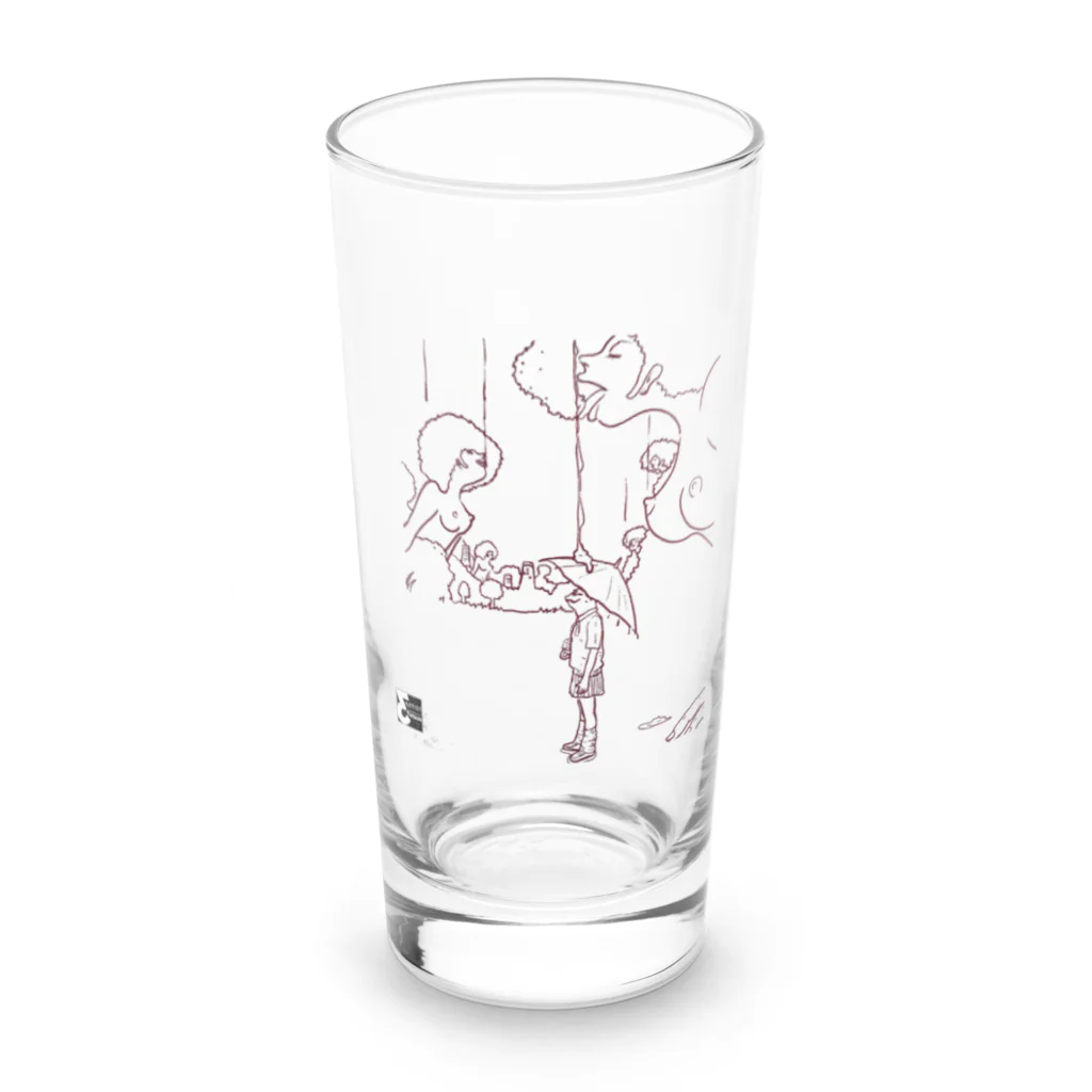 tetti69_official SHOPの乙女の憂鬱 Long Sized Water Glass :front