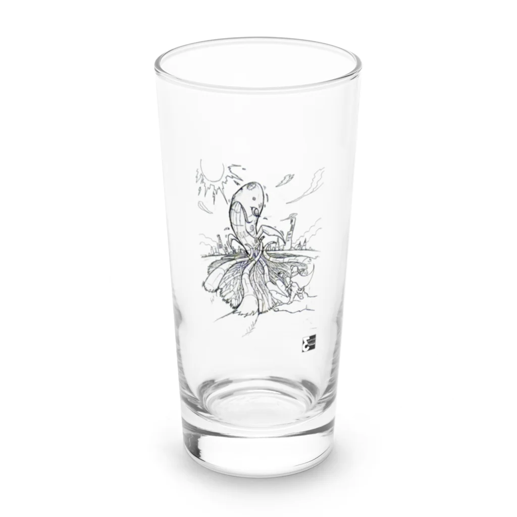 tetti69_official SHOPの鯨王 Long Sized Water Glass :front