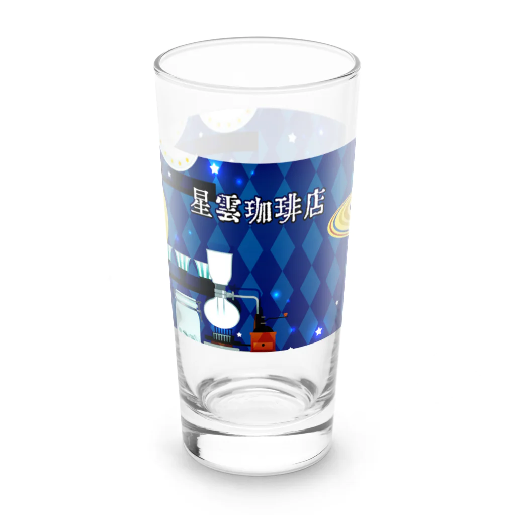 星雲珈琲店の星雲珈琲店の土星と月 Long Sized Water Glass :front