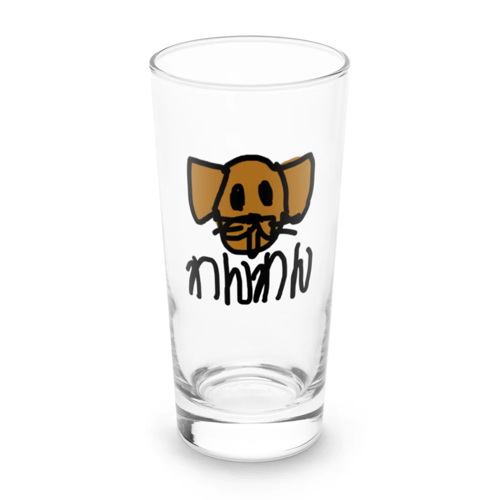 まみたすの愛犬写真・手描きSHOPのいぬ Long Sized Water Glass :front