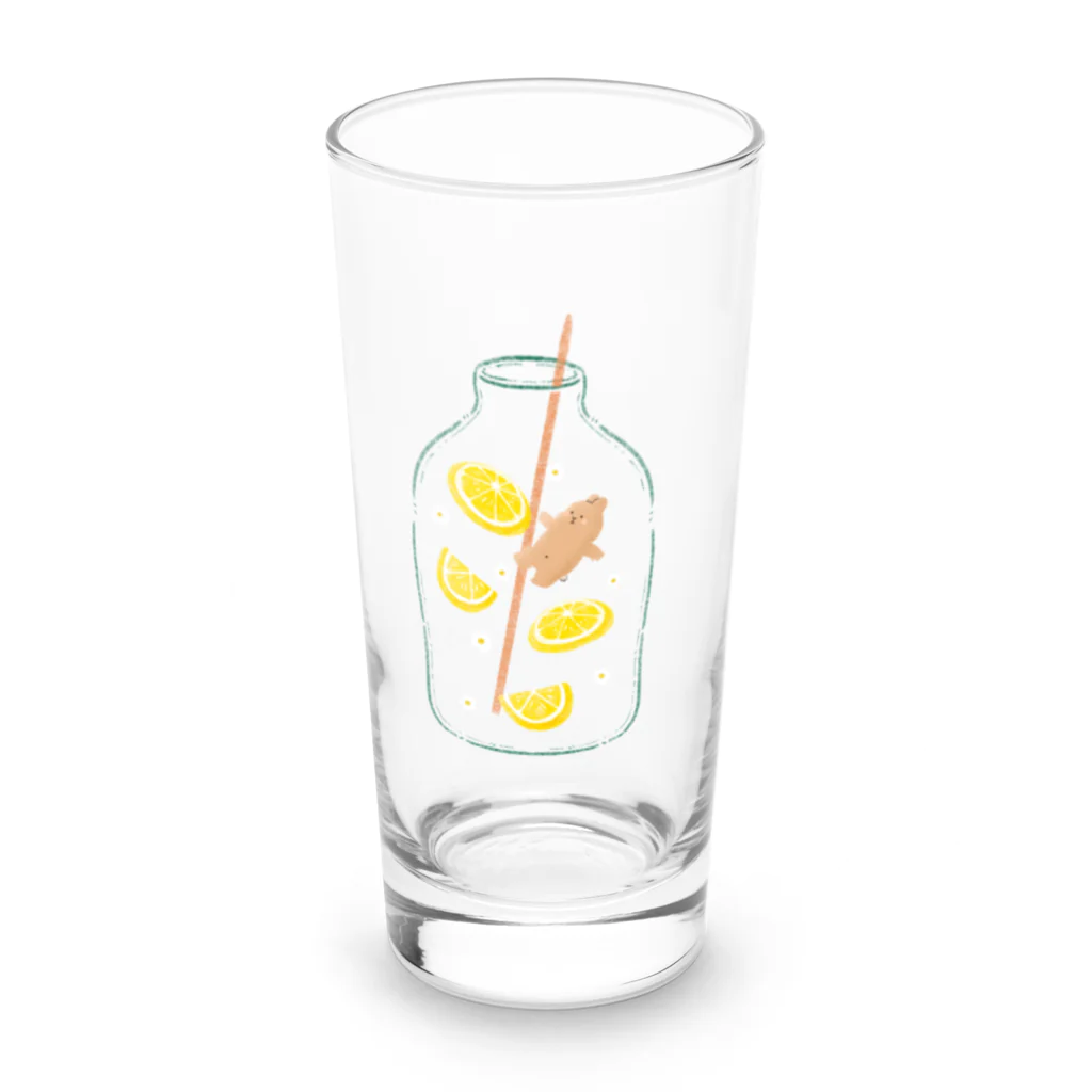 かおるのうさぎとレモン Long Sized Water Glass :front