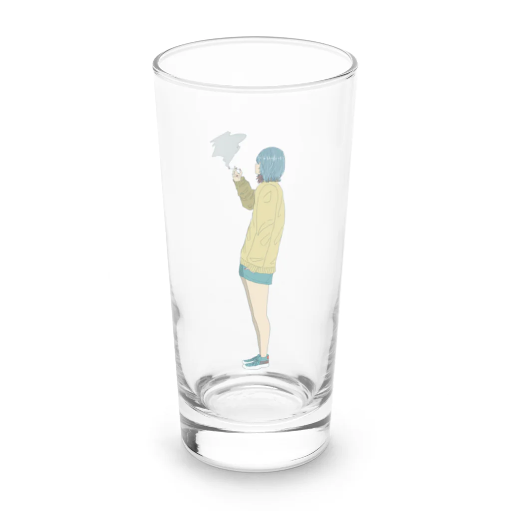YU_SHOPのエモい女の子グラス ロンググラス前面