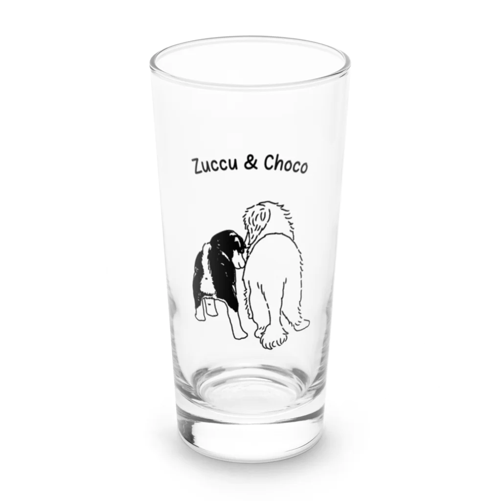 ねこむすめショップのZuccu & Choco Long Sized Water Glass :front