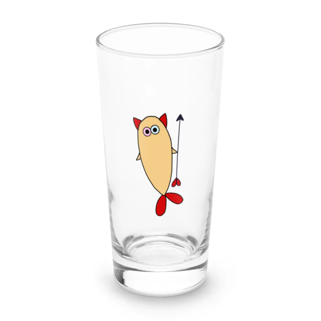 shrimp catのshrimp cat Long Sized Water Glass :front