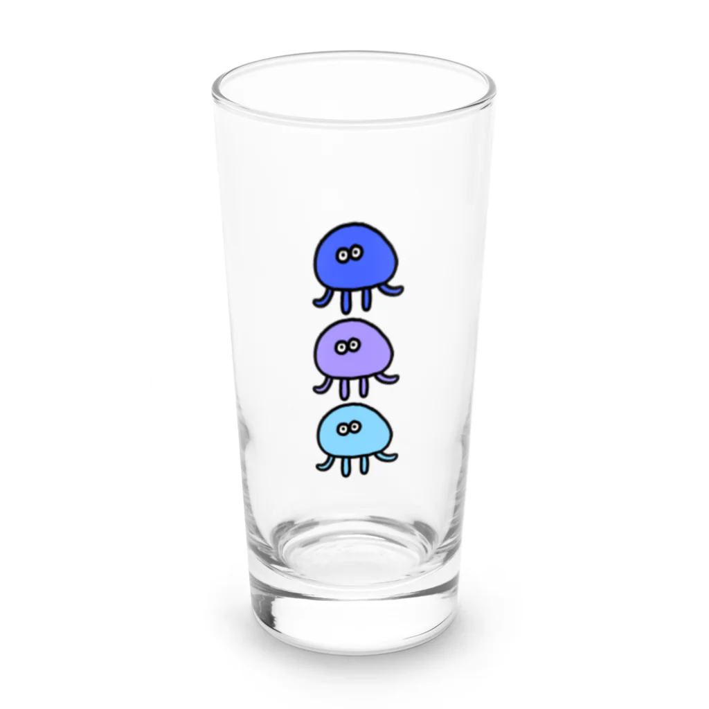 あっちのちょふ。のくらげくん Long Sized Water Glass :front